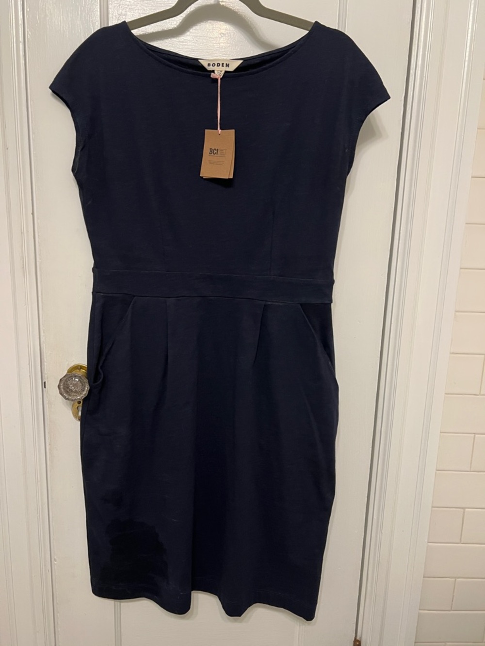 NWT Boden Navy Florrie Midi Dress - Picture 2 of 7